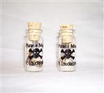 NGH100C Pirate Map in Mini Glass Bottle With Custom Imprint